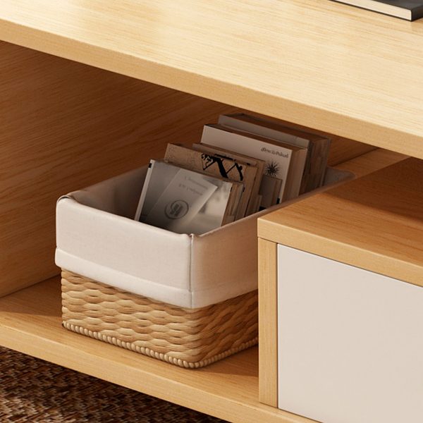 MESA DE CENTRO OASIS CON ALERO BLANCO Y MARRON -MFTOP - Imagen 4