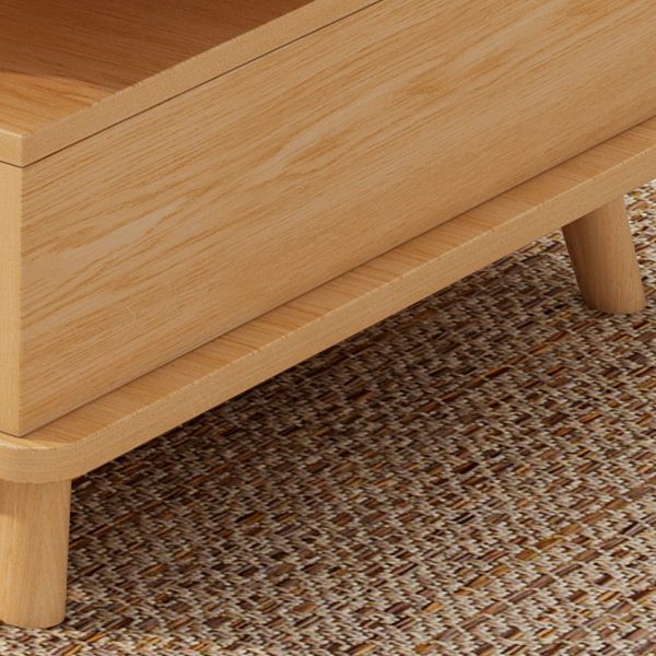 MESA DE CENTRO OASIS CON ALERO BLANCO Y MARRON -MFTOP - Imagen 2