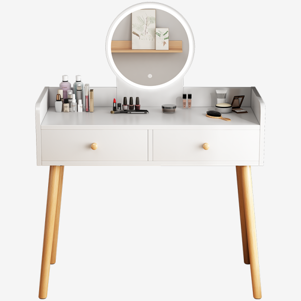 TOCADOR MINI VINTAGE CON ESPEJO LED -MFTOP - Imagen 4