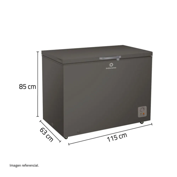CI-320DG - Congeladora Horizontal 297 litros Defrost Gris Indurama - Imagen 5