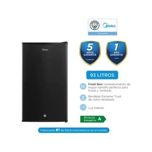MDRD142FGR30PE - Frigobar 93L Negro Midea