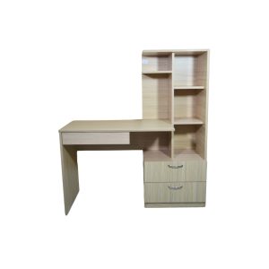 ESCRITORIO MELAMINE 1.2M MOD.L C/LIBRERO  Y CAJON