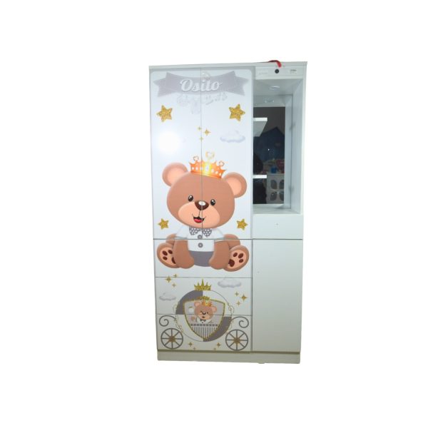 ROPERO MELAMINE CALCOMANIA 90CM PREMIUM (DISEÑOS NIÑOS C/TOCADOR) - Imagen 5