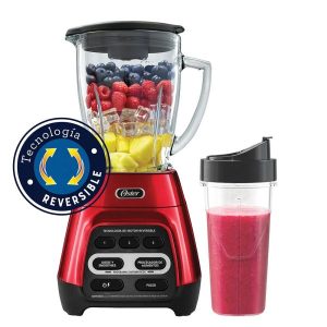 BLSTPYG1310 RBG 053 - Licuadora De 3 Velocidades Con Tecnología Reversible 1000W Rojo Oster