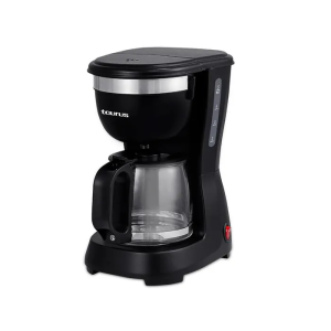 NEW COFFEE - Cafetera 600W Jarra De Vidrio Con Sistema Antigoteo 06 Tazas Taurus